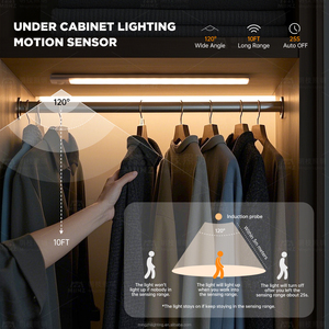 <strong>Motion</strong> <strong>Sensor</strong> Cabinet Light Rechargeable LED USB Auto On Off Smart <strong>Motion</strong> Detection <strong>Long</strong> Battery - Product Image 3