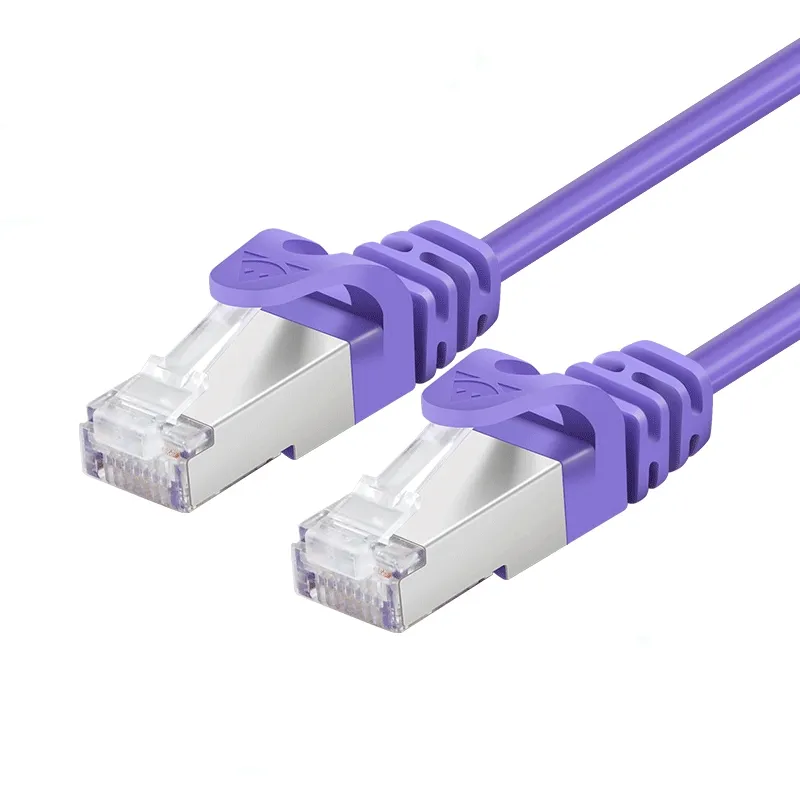 10 gigabits de alta velocidad de cobre libre de oxígeno de 8 núcleos blindado RJ45 conectar Cable Ethernet enrutador Cable de red Cat7 cable de red