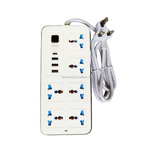 Presa con USB per uso domestico multifunzione britannico ed europeo specifiche multi foro presa con interruttore spina di cablaggio