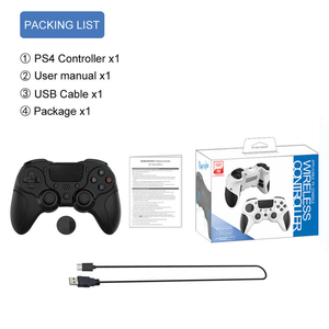 P4 konsol denetleyicisi için kablosuz Gamepad kontrolü Video oyunu Joystick oyun aksesuarları için PC/Android/IOS kontrolörleri - Product Image 6