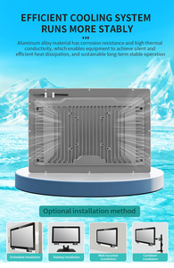 OEM 15.6 21.5 Inch J4125 I5 I7 Win Linux Fanless Industrial Touch Screen All in One <strong>Computer</strong> Panel Pc With Rfid Nfc Qr - Product Image 2