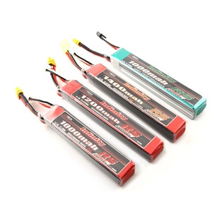แบตเตอรี่ Flower Brand 11.1V สำหรับปืนฉีดน้ำ แบตเตอรี่ Xt30 Oda Palace 1400mah 30c 3s/2s สำหรับปืนฉีดน้ำ 7.4V พร้อมอุปกรณ์ป้องกันแบบดาบสั้น - Product Image 2