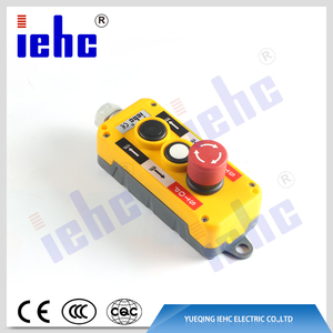 COP-A2B wasserdichte IP65 staub dichte Druckknopf-Steuer box 2 NC Momentary 1 Not-Aus für Kunststoff-Autolift-Anwendung - Product Image 2