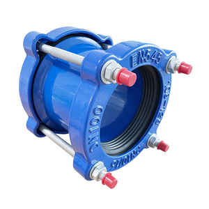 Manufacturer En545 Wide Range Flexible <strong>Gibault</strong> <strong>Joints</strong> Ductile Cast Iron Pn10/16 Universal <strong>Coupling</strong> for Pvc Pipes