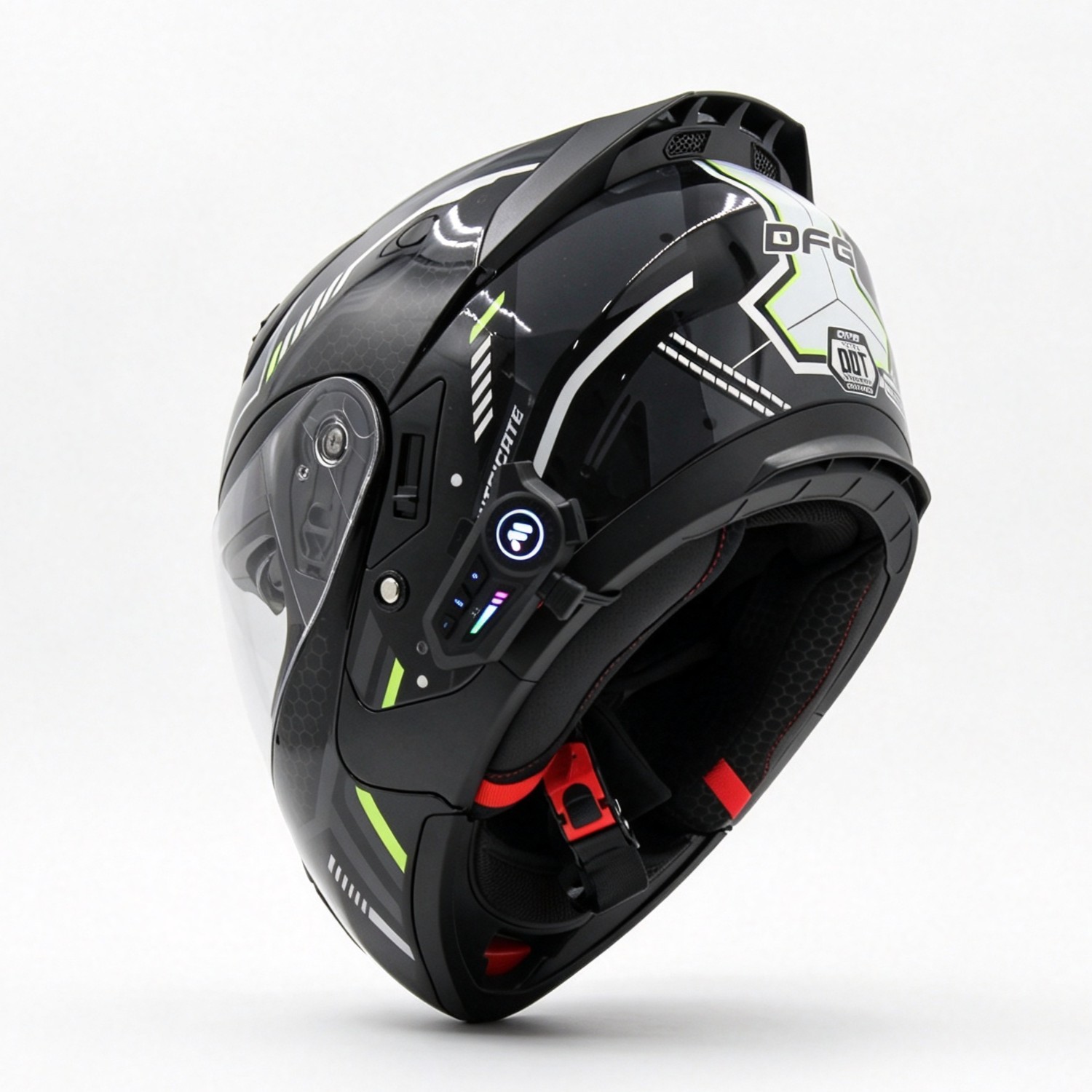 Warrior Armor Grossy Black + Bluetooth