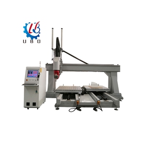 Cnc Router Máquina de grabado para carpintería 1212 5 Axis Cnc Router Mesa Doble - Product Image 2