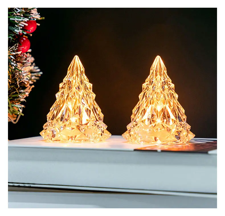 卸売クリスマスデコレーションテーブルトップフラッシュクリスマスツリーシェイプホームデコレーションクリスマスライトデコレーション