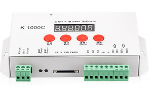 K1000C DC5-24V LED 2048 Pixel DMX-Lichts teuerung SD-Karte LED-Pixel-Controller