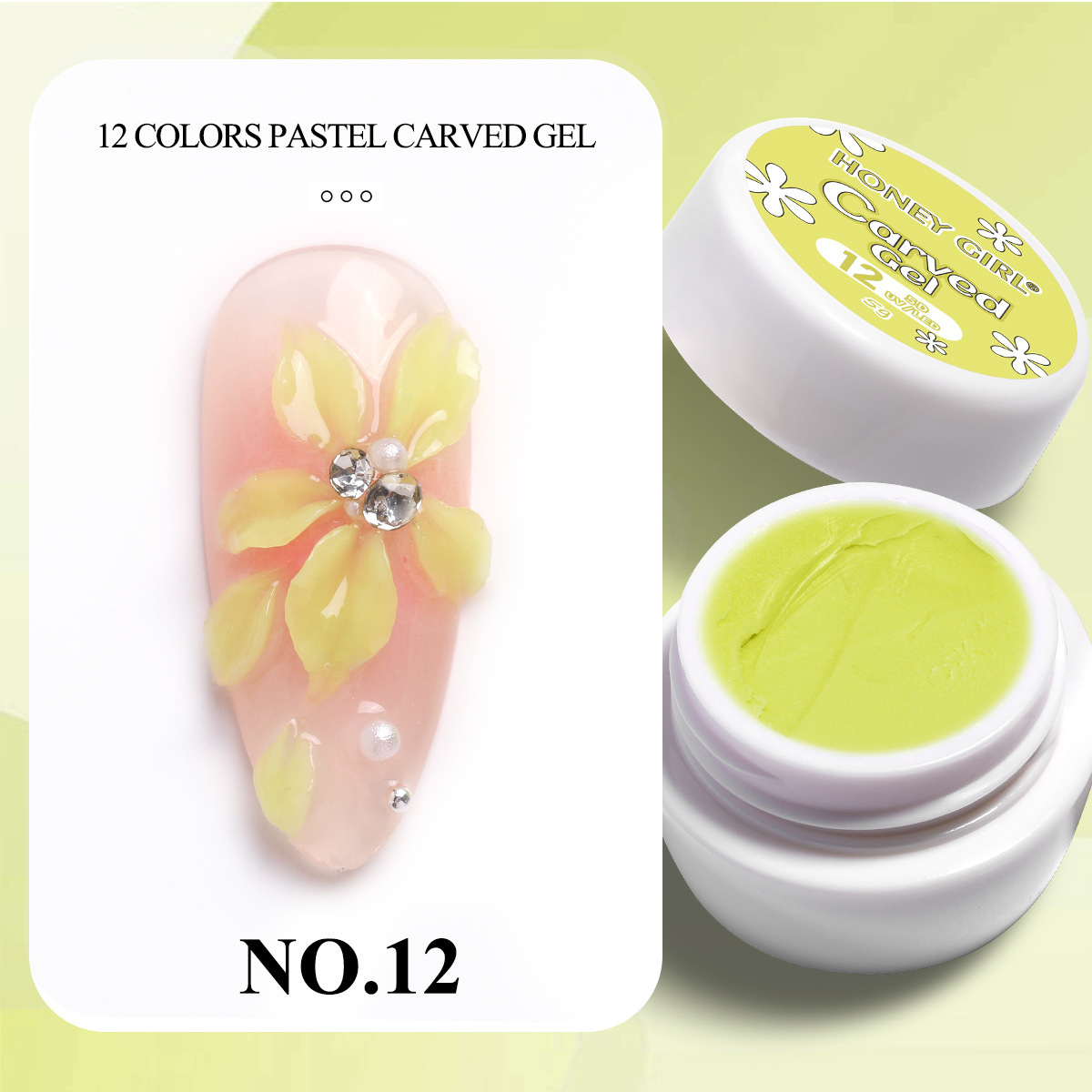 spring flower carving glue
