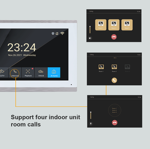 Tuya 10 pulgadas Wifi Intercom Monitor 1080P Video Phone Door Bell Detección de movimiento Grabación de video Pantalla grande Sistema de intercomunicación inteligente - Product Image 6