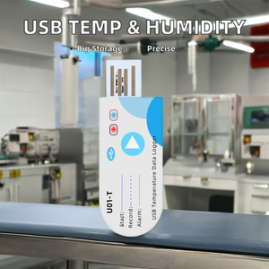 Registrador de datos de humedad y temperatura USB Lea rápidamente datos precisos Sensor de temperatura USB