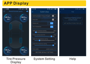 Sistema de Monitor de presión de neumáticos BLE TPMS de alto rendimiento compatible con teléfono Android IOS TPMSII 4,0 o superior Sensor Tpms - Product Image 6