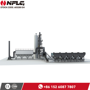 Mobile Portable 120-400T / H Hot Mix Asphalt Batching Plant for Road Construction
