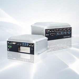 BASCO I3/I5 CPU <strong>Embedded</strong> Fanless Mini Box PC Industrial <strong>Computer</strong> <strong>With</strong> HMI DVI DP 12*RS-232 4* Optional 422/485 PCI/PCIE - Product Image 1