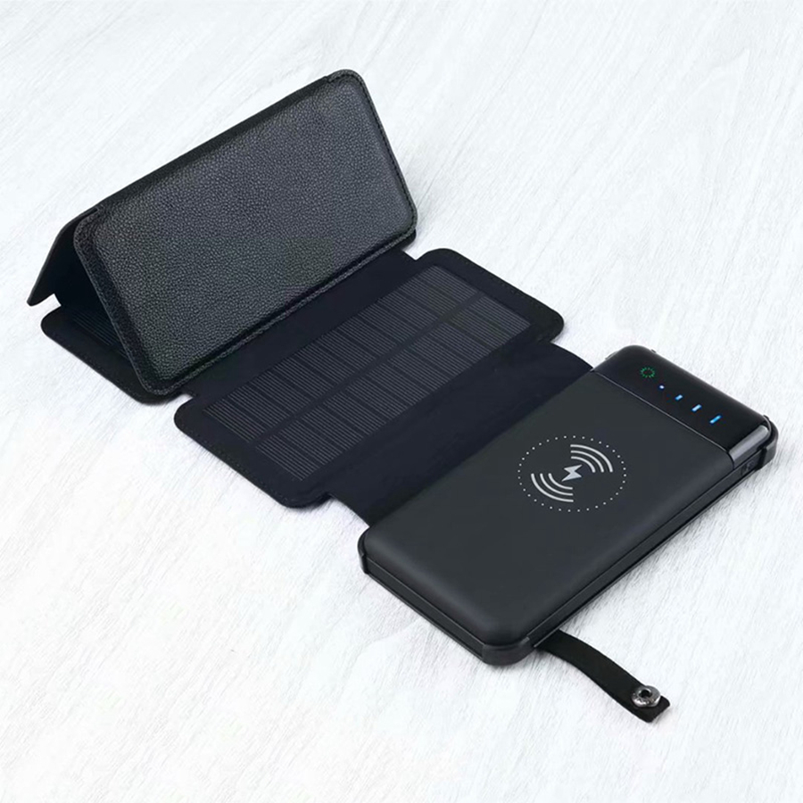 Noir 3 panneaux solaires