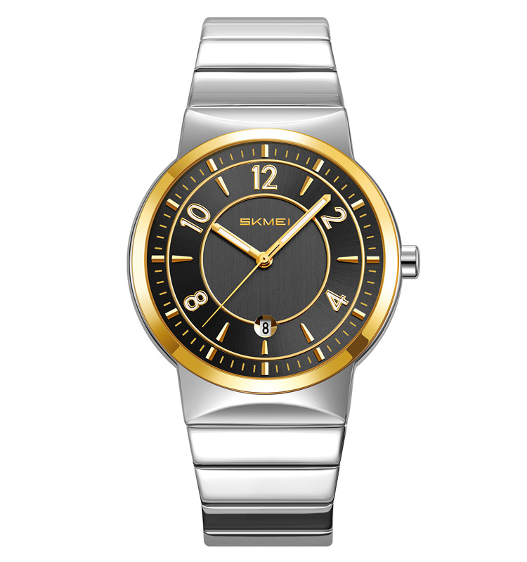 silver/gold-black