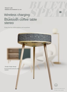 Thông Minh Tam Giác Bên Bảng Không Dây Sạc Bluetooth Loa TWS Chức Năng Đồ Nội Thất Nhà HD Âm Thanh Chất Lượng Bàn Cà Phê Loa - Product Image 6