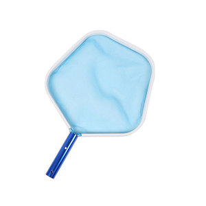游泳池塑料撇叶网，带强力加固手柄，用于清洁游泳池 - Product Image 6