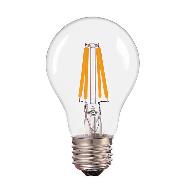 Cheap Edison Style Lighting LED 8 Watt Transparent High Cavity Filament Bulb