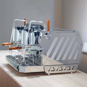 220v Vente Chaude 9 Bar 2 Groupes Commercial Italien Réglable Café Double Chaudière Espresso Machine à Vendre - Product Image 1