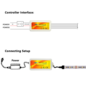 Hochwertiger Rgbcct-LED-Controller 6 Ch Dc12V 24V 2,4G Rf Touch-Fernbedienung Rgbw Rgbwc Rgbcct-LED-Controller für LED-Leuchten - Product Image 6