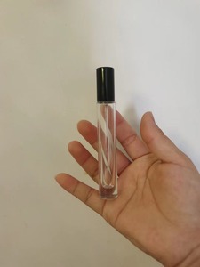 Bouteilles de parfum Vintage à fond épais, 10ml, <span class=keywords><strong>Mini</strong></span> rondes et carrées, rechargeables, transparentes, échantillon de qualité, bouteilles de parfum en verre - Product Image 6