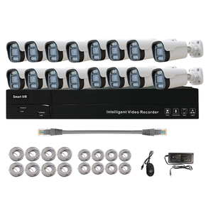 Sistema de monitoreo de cámara IP de 8 canales de 8MP, kit POE NVR, cámara de red de seguridad con micrófono incorporado - Product Image 2