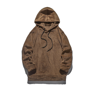 Sistema di elementi essenziali foderato in pile Unisex OEM/ODM-felpa con cappuccio e Jogger minimalisti a colori personalizzati | Programma Winterwear pronto per il Merch 44 - Product Image 4