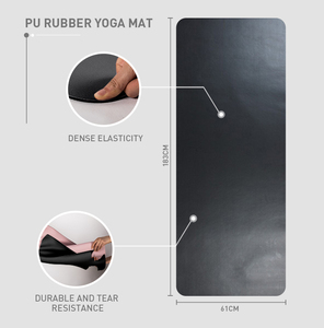 SHENGDE Eco Friendly Custom Logo <strong>Extra</strong> <strong>Large</strong> High Quality Pilates <strong>Yoga</strong> Matt New Design Preium Pu Leather Natural Rubber <strong>Yoga</strong> Mat - Product Image 5