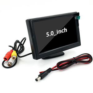 5 Inch Car <strong>Monitor</strong> TFT <strong>LCD</strong> 5&quot; HD Digital 16:9 800*480 Screen 2 Way Video <strong>Input</strong> for Reverse Rear View Camera DVD VCD - Product Image 1