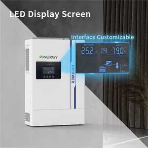 Inversor fuera de la red monofásico de 5000W Entrada de 48V CC, salida de CA de 110V-230V, onda sinusoidal pura con pantalla LCD para sistema solar