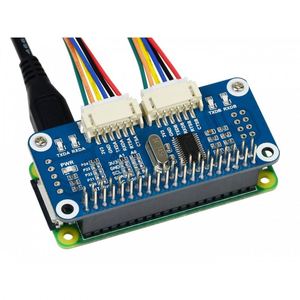 Cappello di espansione seriale Waveshare per Raspberry Pi, interfaccia I2C, 2-ch UART, 8 GPIOs kit di pannelli di espansione - Product Image 5
