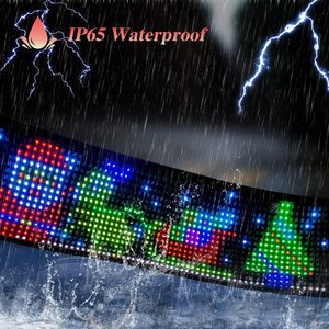 LEDマトリックスパネルBluetooth APPコントロールUSB 5VフレキシブルLEDスクリーンスクロールテキストパターンアニメーションLEDサインディスプレイ - Product Image 6
