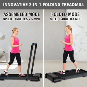 <strong>2</strong> in 1 Ready to Ship <strong>Running</strong> Machine USA Folding Treadmill Under Desk Walking Pad Foldable Mini Treadmill - Product Image 6