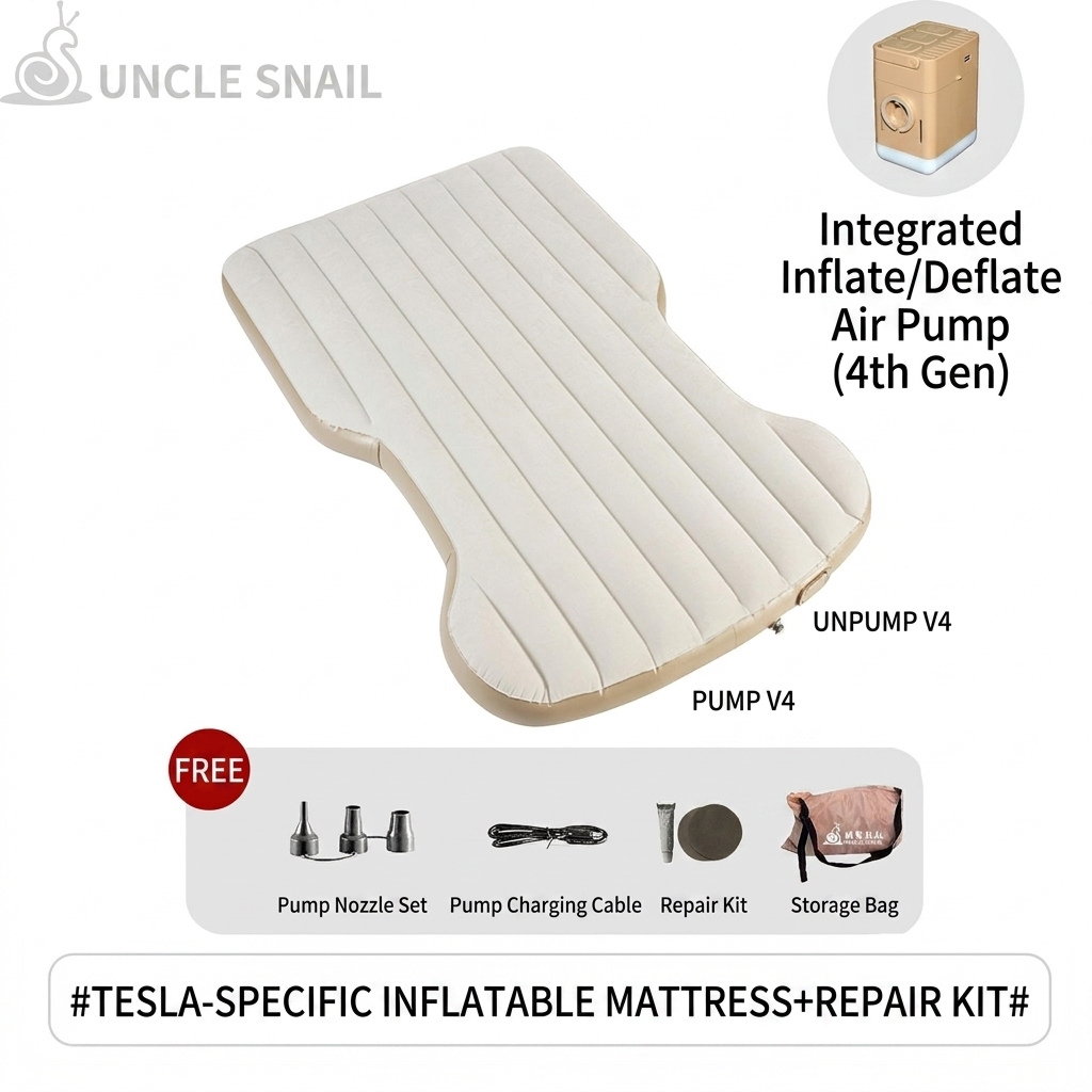 Caqui - cama inflable tesla modely