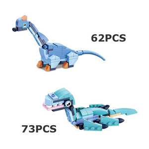 מכירה לוהטת 6 ב <span class=keywords><strong>1</strong></span> דינוזאור דגם Dinosaurio להפוך קטן לבני אבני בניין להרכבה לילדים