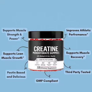 Creatine gammies ฉลากส่วนตัวสำหรับการเจริญเติบโตของกล้ามเนื้อเสริมพลังงาน Creatine monohydrate - Product Image 4