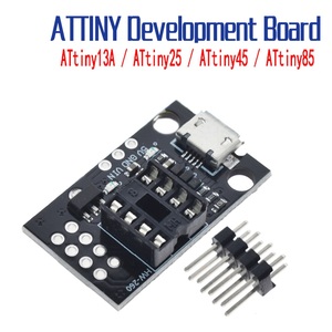 ATtiny13A / ATtiny25 / ATtiny45 / ATtiny85 Pluggable ATTINY programmazione di sviluppo a bordo nudo - Product Image 1