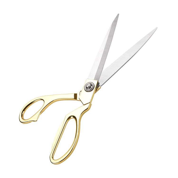 9.5" Gold-plated High Quality Stainless Steel tailor shears Professional sewing scissors