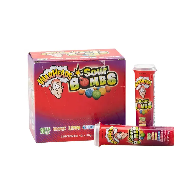 Fabricante importación dulces fruta sabor multicolor skittle ojivas dulces amargos dulce tubo paquete suave Arco Iris slittles caramelo