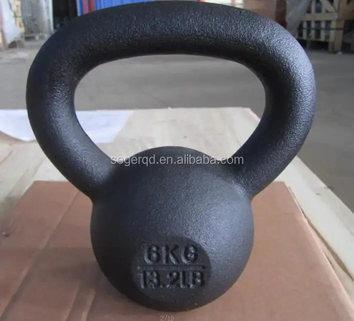 Individuell gestaltete personalisierte spezielle gusseiserne Kettlebells mit Logo