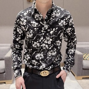 夏季新款外贸男士长袖衬衫跨境尾货男士衬衫低价批发 - Product Image 2