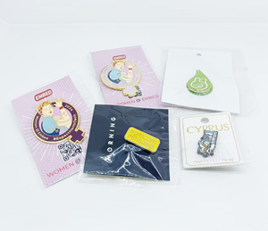 独特的设计适合活动筹款活动慈善赠品，带定制背卡金属翻领别针徽章