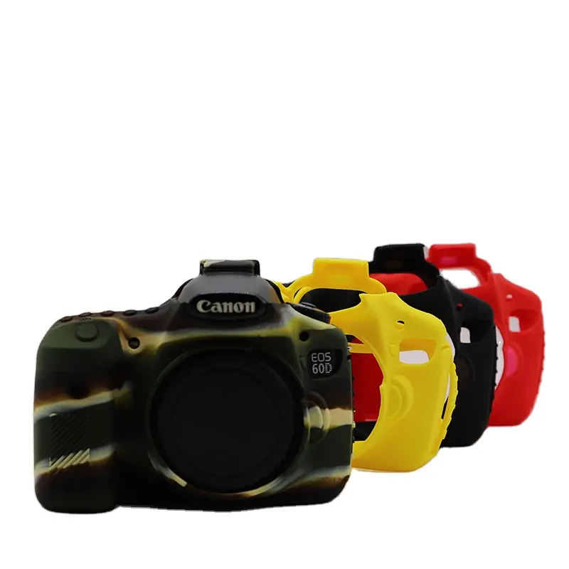 캐논 EOS 60D 고무 커버 EOS60D 카메라 가방 용 소프트 실리콘 케이스 카메라 보호 바디 백
