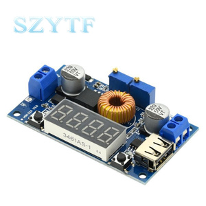 XL4015 75W DC-DC 5A電圧レギュレーターモジュール電圧計ディスプレイ付き調整可能バックモジュール - Product Image 5