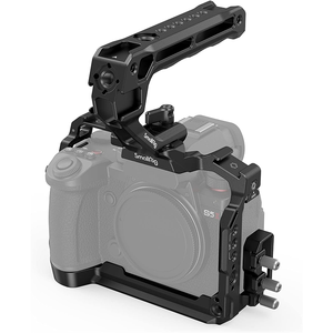 ชุดกรงขนาดเล็กสำหรับ LUMIX G9 S5 II / S5 IIx ที่มีด้ามจับด้านบนและแคลมป์สายเคเบิลสำหรับ USB-C - 4143 - Product Image 1