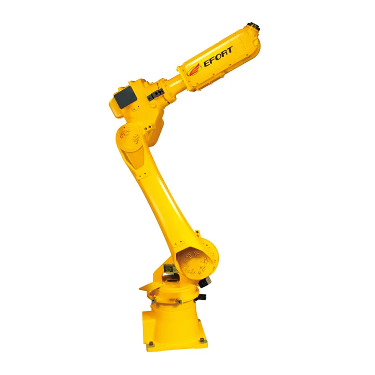 Robô articulado de esforço, com tempo de entrega curta, equipamentos industriais que para pegar e posicionar, braço de robô montagem