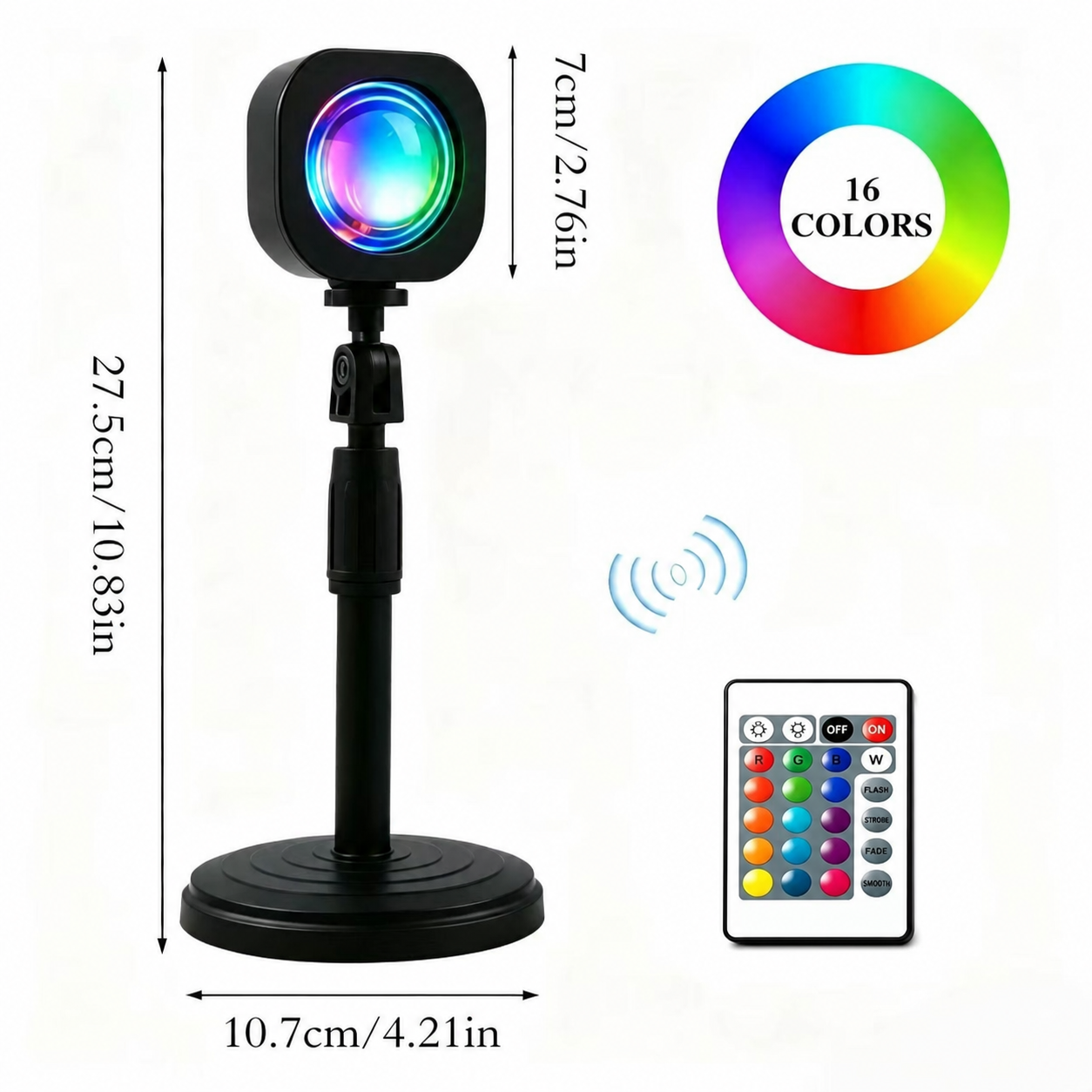 Black Square Head RGB