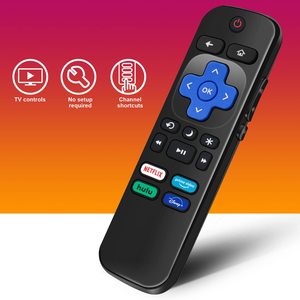 TCL /Hisense Sharp /Onnと互換性のあるRoku TVの交換済みリモコン