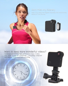 Cámara IP deportiva con Control remoto, videocámara HD 720P, WiFi, Clip magnético, detección de movimiento - Product Image 2